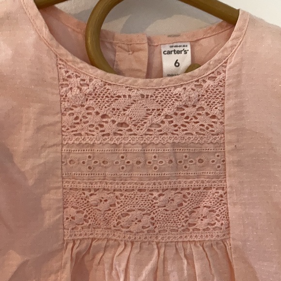 Carter’s Pink Ruffle Kid’s Top size 6 - Picture 2 of 8